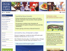 Tablet Screenshot of overjarvagard.se